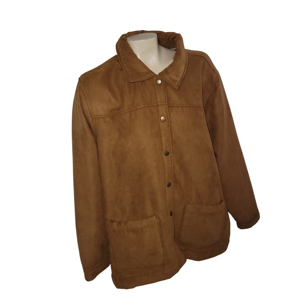 Boston Traders Brown Faux Suede Sherpa Lined Trucker Jacket‎ XXL
Fall outdoor